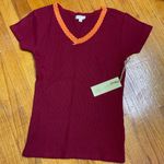 Paper + Tee Embroidered ribbed TShirt by Paper tee Photo 0