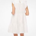J.Crew White Cotton Gauze Tank Mini Dress Size 8 Photo 1