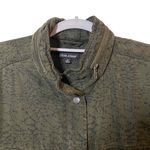 Dear John Women Dark Green Hidden Hood Cinched Pockets Utility Jacket Size S Photo 9