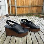 Universal Threads Women's Naomi Wood Wedge Heels with Memory Foam Insole - Universal Thread size 9 Photo 3