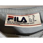 FILA Ladies French Terry Long Sleeve Crewneck Sweatshirt BLUE FOG w/Pockets Sz M Photo 1