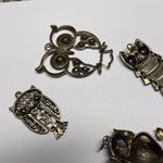 Lot Of 5 Animal Costume Pendants / Charms Variety Owl Birds 1 Locket Photo 8