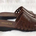Liz Claiborne 🆕Villager Brown Leather Sandals Photo 2