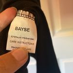 Bayse Black Long Sleeve Henley Bodysuit Photo 4