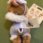 Disney  Chip and Dale Sleeping Key Chain/Bag Charm Purple Photo 4