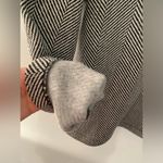 J.Crew  Turtleneck Sweatshirt Sweater Zig Zag Pattern White Black Size S Photo 4