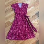 Draper James  Pink Floral Wrap Dress - Size 4 Photo 4