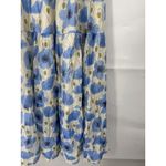 Jacquie The Label Midi Dress Women Large Cream And Blue Peasant Cottage Prairie Photo 8