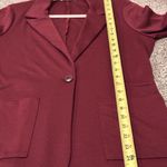 About A Girl Elegant Women's Burgundy Blazer large Photo 8
