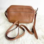 J.Crew Brown Signet Bag Pebble Leather Crossbody Purse Bag Photo 0