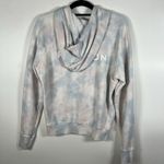 Spiritual Gangster  Size M Peloton‎ Pink/Blue Tie Dye Hoodie Pullover Sweatshirt Photo 7