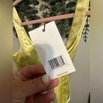 Jason Wu  Women’s Satin Yellow Bustier Crop Top/Sz:M/NWT Photo 3