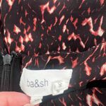 Ba&sh  Pear Noir Ruched Gauzy Mini Skirt sz 2 Photo 3