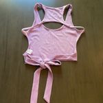 Better Be  Lavender Ribbed Open Back Tank Top Photo 1