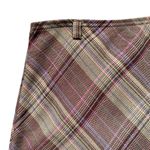 Derek Heart 🔃 Brown Plaid Pencil Uniform Skirt Photo 2