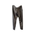Emily Hsu Designs Women's Gunmetal Shimmer Shiny Leggings Size XL Photo 2