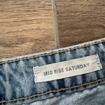 Cotton On Denim Distressed Casual Jean Shorts Photo 3