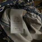 Mother The Ruffle Floral Mini Skirt 25 Women’s The Accidental Florist Blue Photo 4