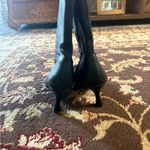 BCBGirls Elegant Black Leather Ankle Boots Photo 3