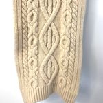 Gap Cable Knit Ivory Irish Fisherman Scarf Wool Knit Winter Photo 3