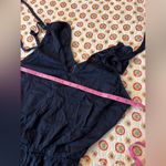 Cloth & Stone Anthropologie  Navy Blue Jumpsuit Romper size medium Photo 3
