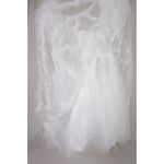 White Off Shoulder Tulle Puffy Sleeve Dress Costume Party Homecoming US 10 Photo 6