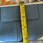 Coach  Blue and White Leather Wristlet Photo 7