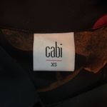 CAbi Shirt Black Multi Midnight Floral Sheer Catherine Blouse Dark Floral Whimsy Photo 4