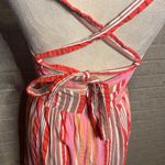 Loft NWT  Womens Striped Criss Cross Back Maxi‎ Dress Size 2 Petite Photo 3