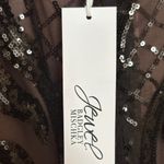 Badgley Mischka Scroll Sequin Halter Mini Visit Dress by Size 6 NWT Photo 7