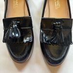 Michael Shannon  Women’s Faux‎ Patent Leather Black Tasseled Loafers Photo 1