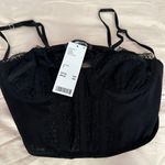 Urban Outfitters black mini corset top Photo 1