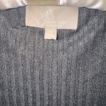 Joan Vass  Gray Cardigan Sweater Open Front Photo 7