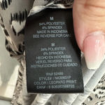 Norma Kamali  | Grey & Black Leopard Print Long Sleeve Fitted Sheath Dress Size M Photo 9