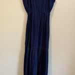 SILVIA SUAREZ Embroidery flowy Linen Blend Máximo Dress/ Cover Up Size M 1920 Red Size M Photo 6