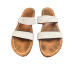 K. JACQUES Cluny White Pony Cork Platform Slide size 41 Brown Photo 1