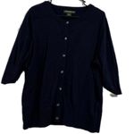 Eddie Bauer women’s size XL tall 3/4 sleeve button up cardigan  Photo 0