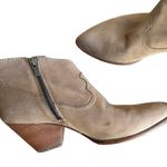 Frye Reina Western Ankle Bootie in Ash Suede Size 9.5M Photo 5