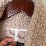 Pottery Barn  Plush Beige Sherpa Robe Sz S Photo 4