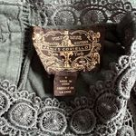 Anthropologie James Coviello Green Teal Crochet Lace Blouse Photo 7
