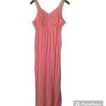Vintage Montgomery Ward Pink Long Nightgown Size Large Photo 0