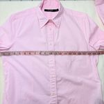 Ralph Lauren Pink Casual Cotton Blend Shirt Size M Photo 3