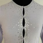 Isaac Mizrahi Cropped Sequins Cardigan Sweater NWOT Photo 2