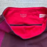 Athleta  Burgundy and Red Colorblock Leggings size s Photo 6