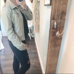 Body Central medium tan short biker jacket Photo 3