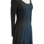 Missoni Connected Apparel Long Sleeve Scoop Neck Knit Pleated Skirt Sweater Dress Photo 6