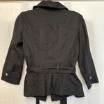 White House | Black Market  Size 2 Moto Style Belted‎ Y2K Jacket Collared Photo 2
