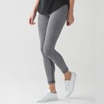 Lululemon High Times Leggings Teeny Tooth Women's 4 White Black Houndstooth Photo 1