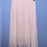 Whistles‎ Ellie Pleated Midi Skirt Baby Pink Lined EUC Size 6 Photo 2