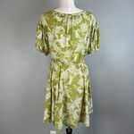 Anthropologie Daily Practice Womens Dress S Small Green White Paisley Pockets Photo 6